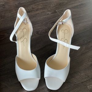 White Platform Heels
